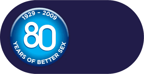 logo 80 years of better sex
